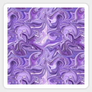 Purple Silk Marble - Digital Liquid Paint Sticker